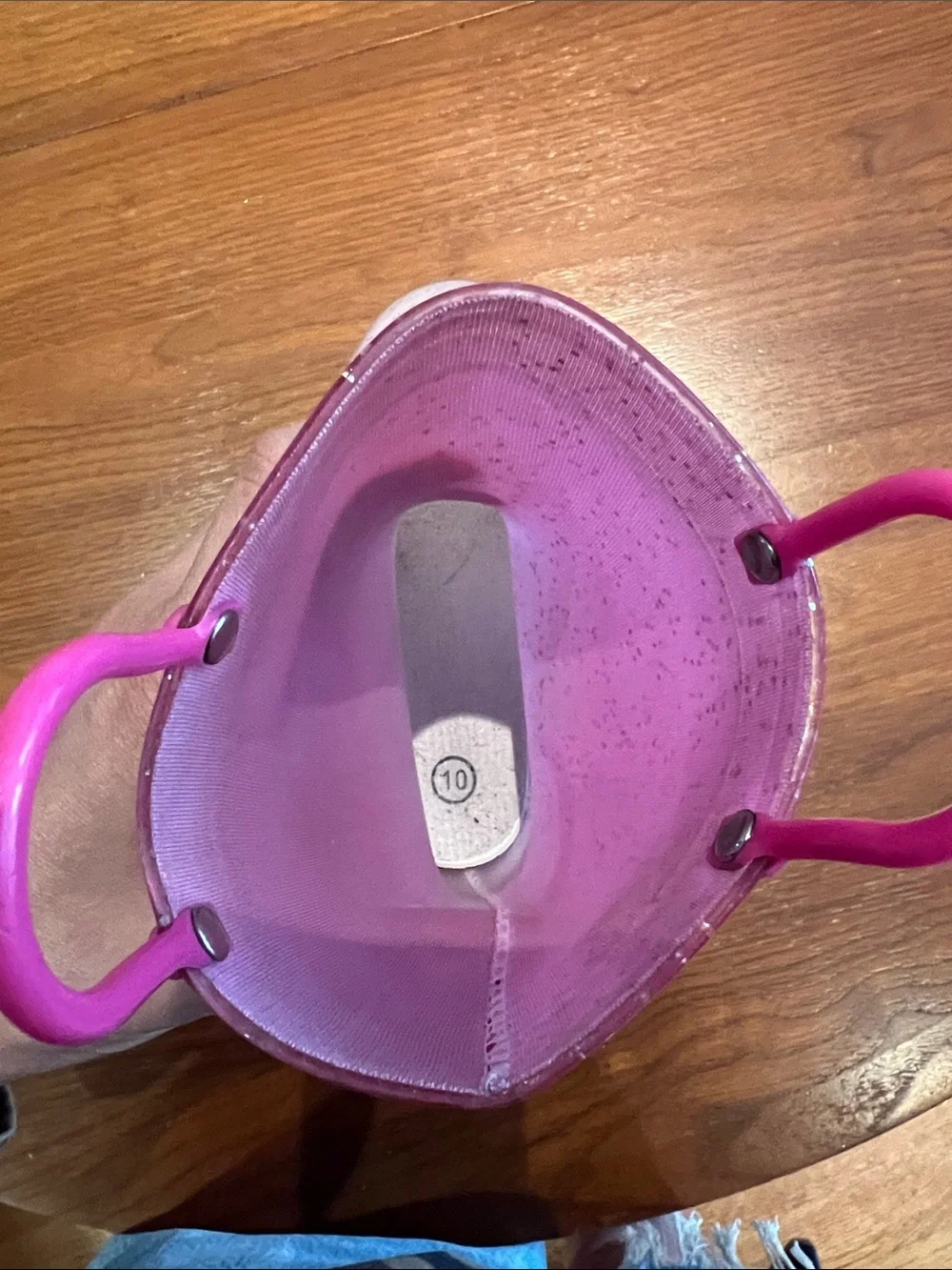 Kids Pink Ombre Glitter light up Rain Boots